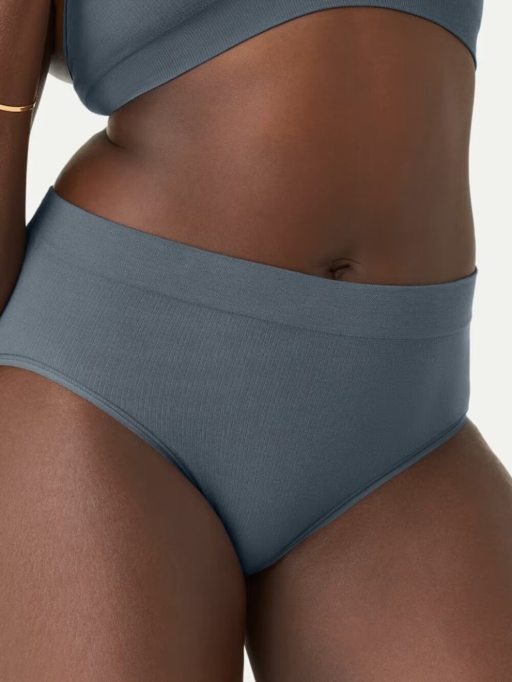 Women's Seamless High Rise Brief, Pebble